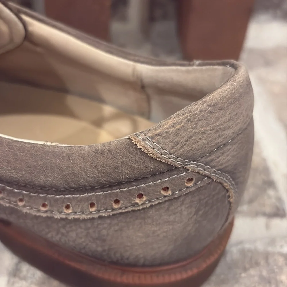 ECCO Men's Taupe Wingtip Tour Hybrid Golf Shoes Size 10.5